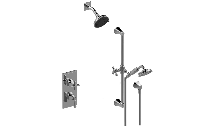 M Series Thermostatic Shower System Shower With Handshower Trim