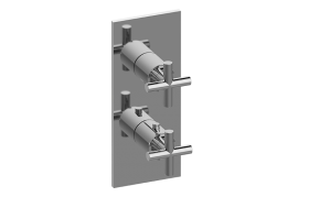 Square M-Series Valve Trim with Two Handles