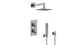 Immersion M-Series Thermostatic Shower System - Shower with Handshower