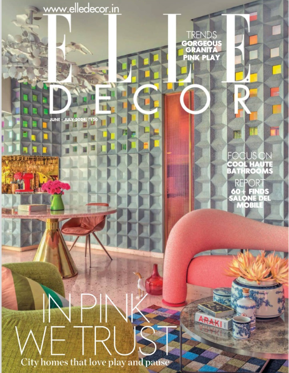 Elle Decor India magazine cover June July 2024