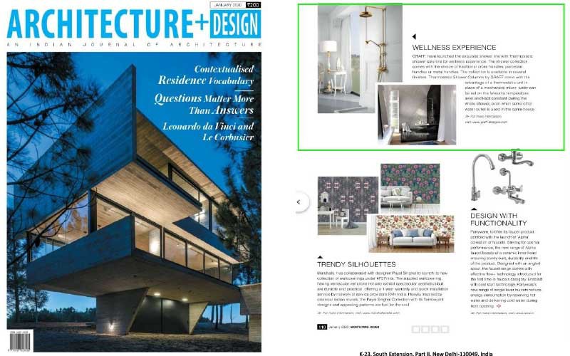 GRAFF's Thermostatic Shower System | Architecture & Design