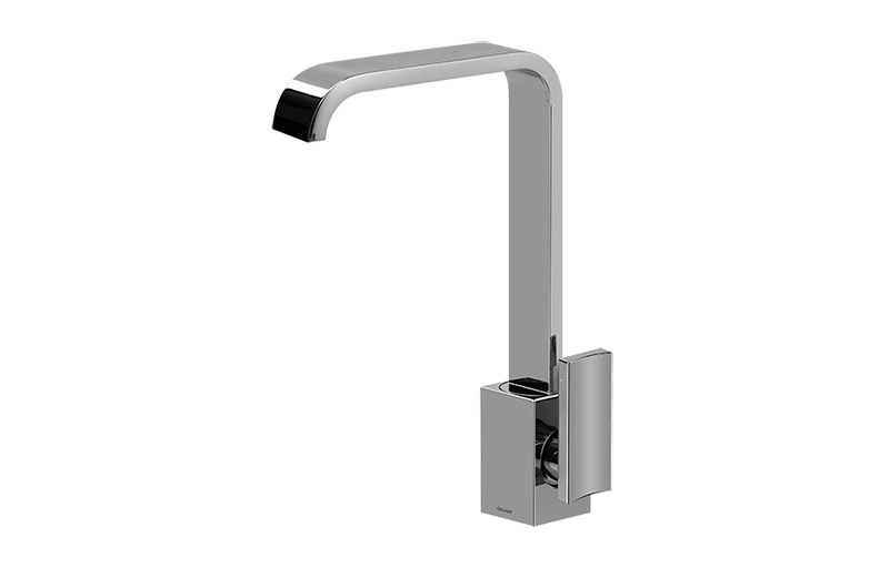 Single lever basin mixer - high