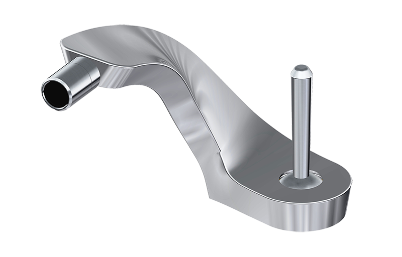 Single lever bidet mixer