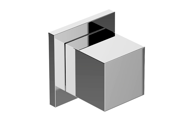 3/4" concealed diverter with 2 outlets - exposed parts