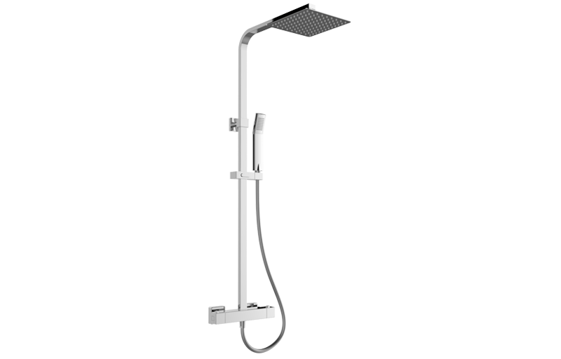 Thermostatic shower column