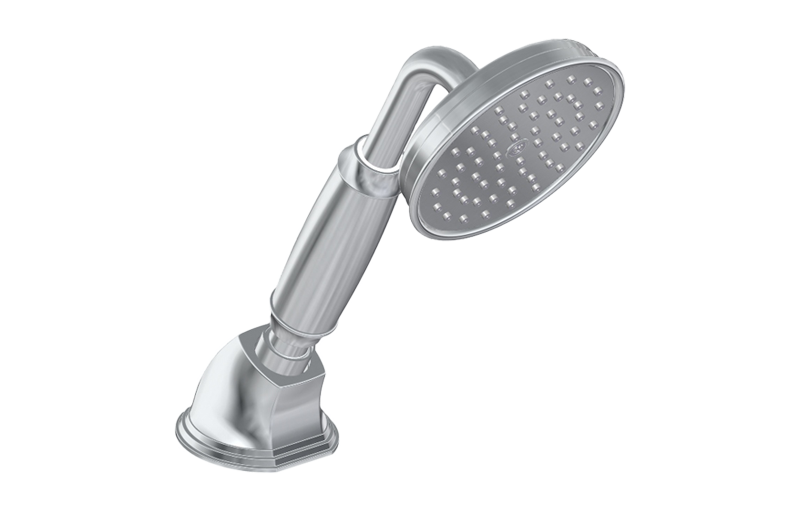 Deck-mounted hand shower