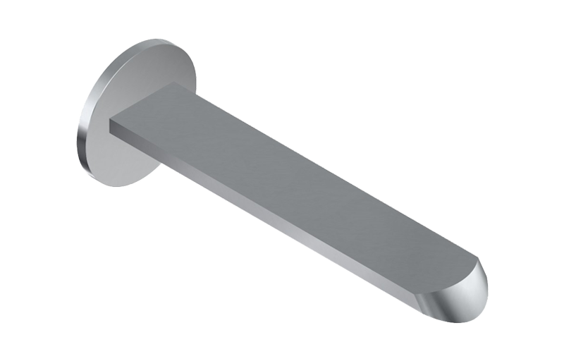 Wall-mounted bathtub spout - 19cm