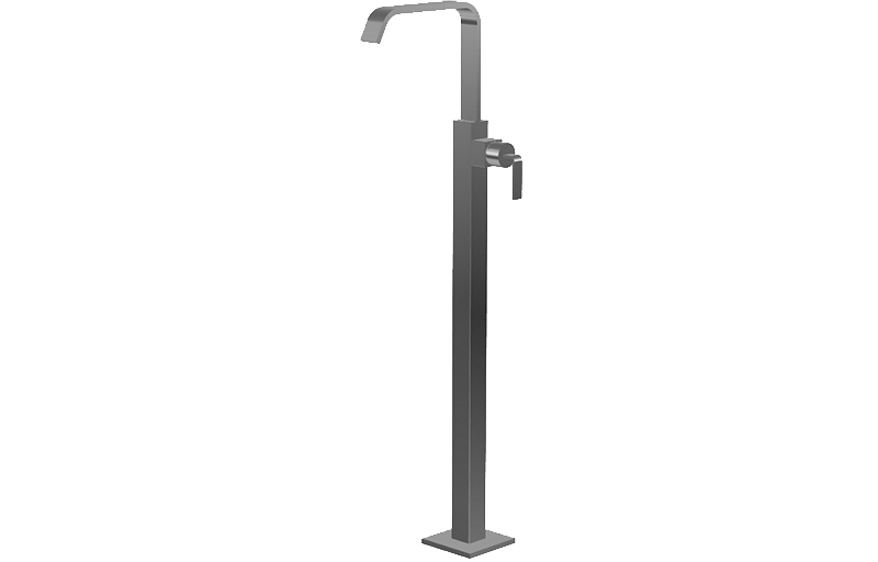 Floor-mounted washbasin mixer