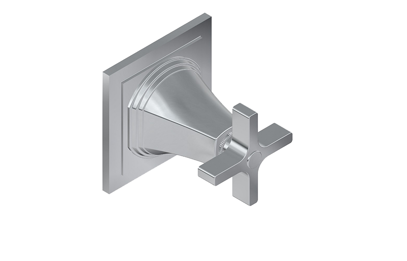 3/4" concealed diverter with 2 outlets - exposed parts