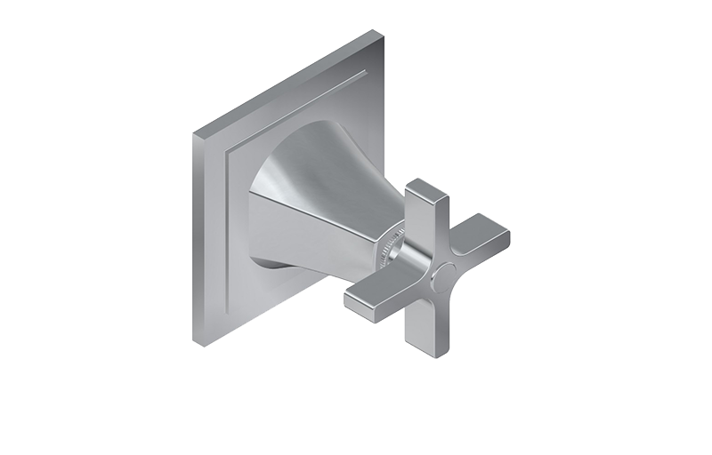 3/4" concealed diverter with 2 outlets - exposed parts