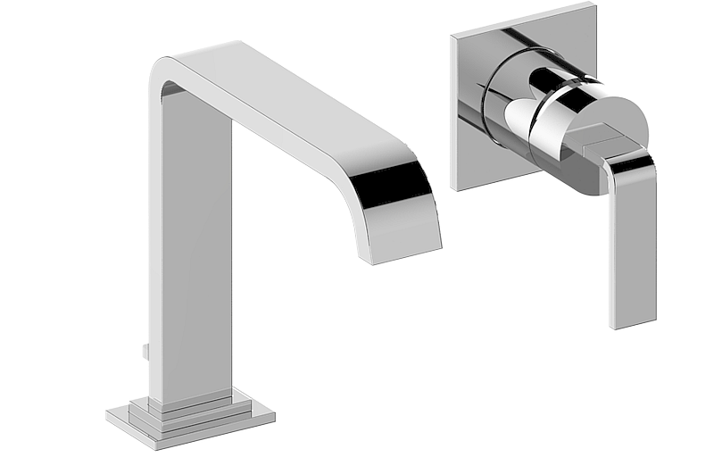 Single lever basin mixer with manual pop-up waste - Trim only