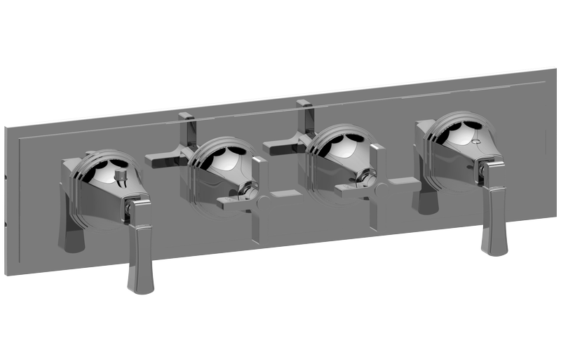 M-Series Valve Trim with Four Handles - Trim only