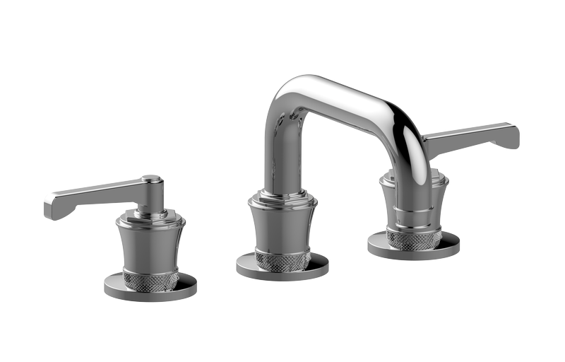 Three-hole washbasin mixer