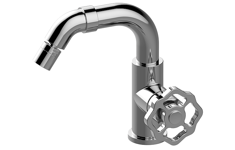 Single lever bidet mixer