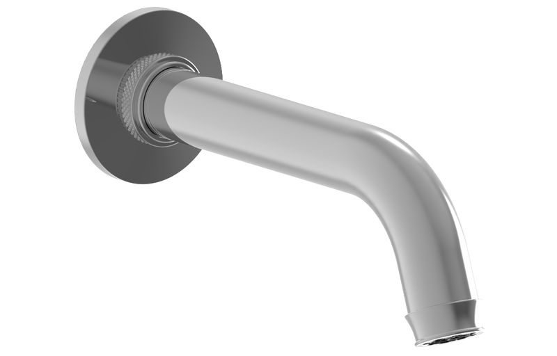 Wall-mounted bathtub spout