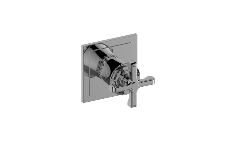 3/4" concealed diverter with 2 outlets - exposed parts