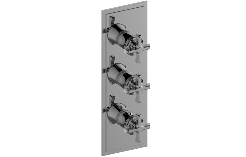 M-Series Valve Trim with Three Handles - Trim only