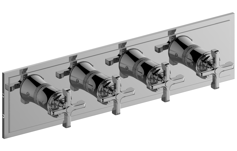 M-Series Valve Trim with Four Handles - Trim only