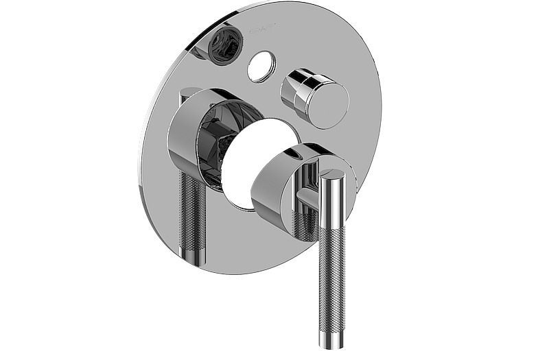 Concealed shower mixer with diverter 1/2" - Trim only