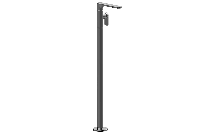 Floor-mounted washbasin mixer - Trim only