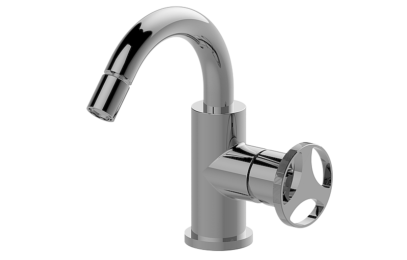 Single lever bidet mixer