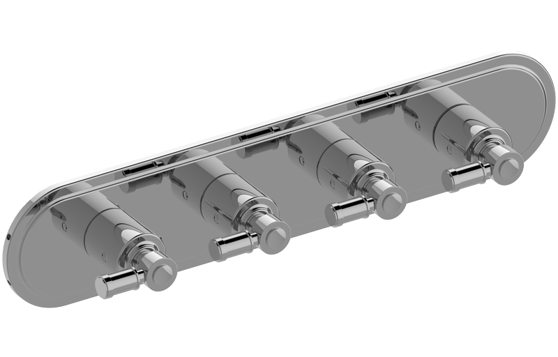 M-Series Valve Trim with Four Handles - Trim only