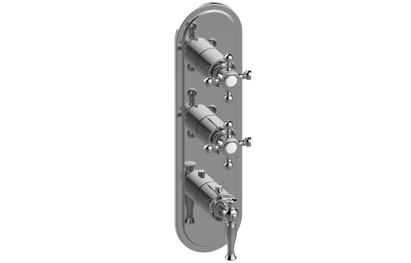 M-Series Valve Trim with Three Handles - Trim only