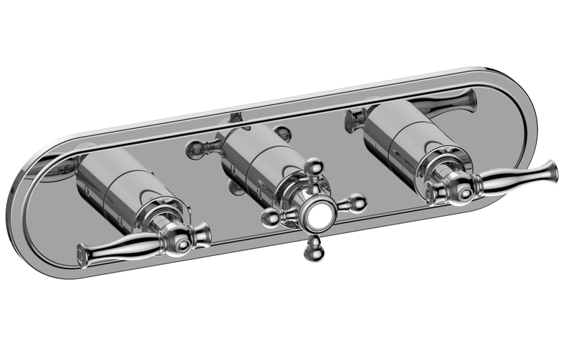 M-Series Valve Trim with Three Handles - Trim only