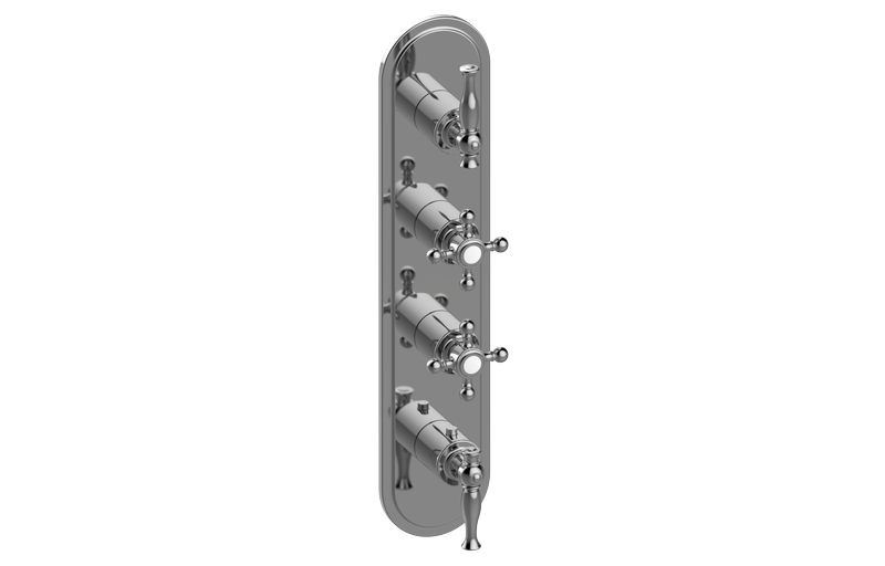 M-Series Valve Trim with Four Handles - Trim only