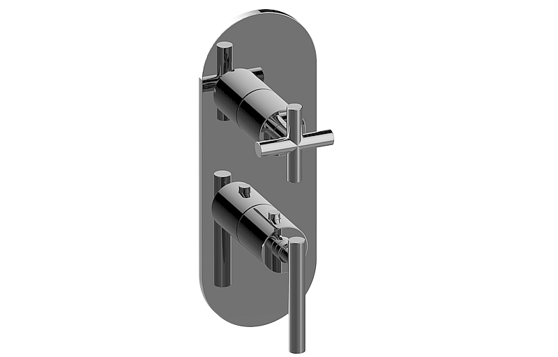 M-Series Valve Trim with Two Handles - Trim only