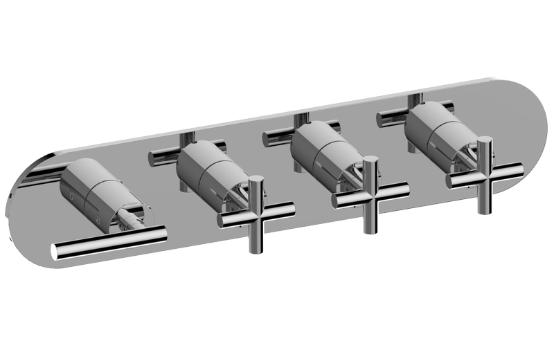 M-Series Valve Trim with Four Handles - Trim only