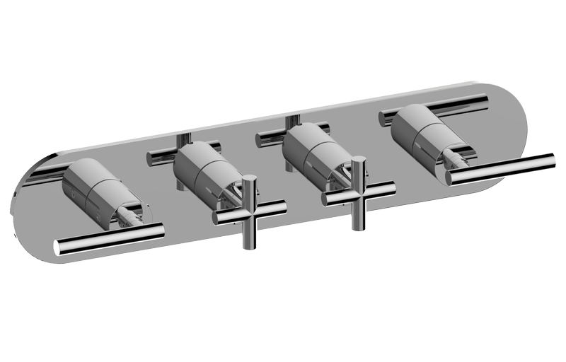 M-Series Valve Trim with Four Handles - Trim only