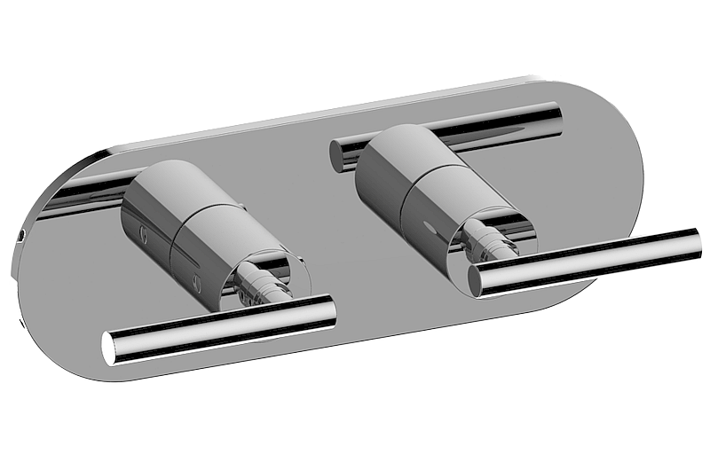 M-Series Valve Trim with Two Handles - Trim only