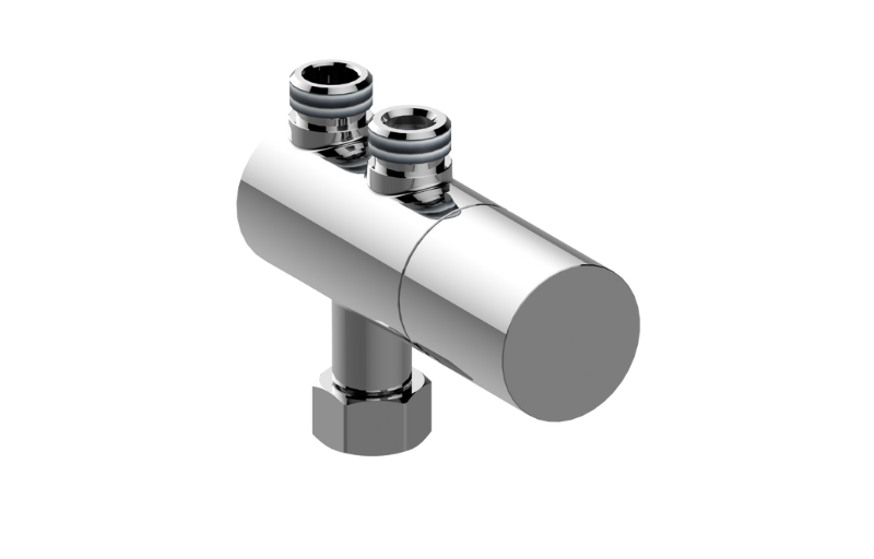 Thermostatic valve for sensor taps - for temperature regulation