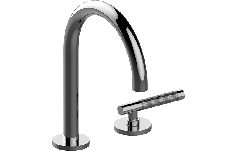 Two-hole progressive basin mixer - 16cm spout