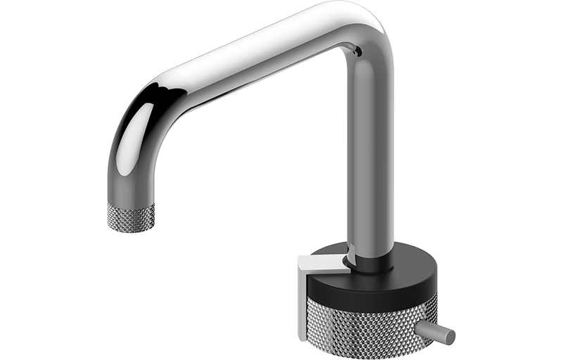 Single lever progressive basin mixer - 15,3cm spout