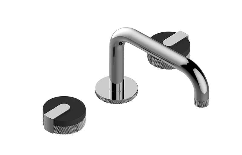 Three-hole washbasin mixer