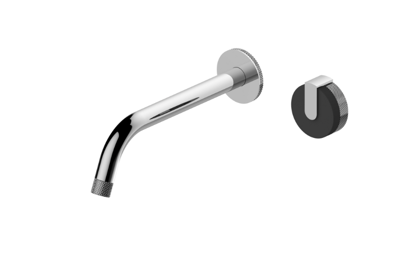 PROGRESSIVE wall-mounted basin mixer - 23,8cm spout - Trim only