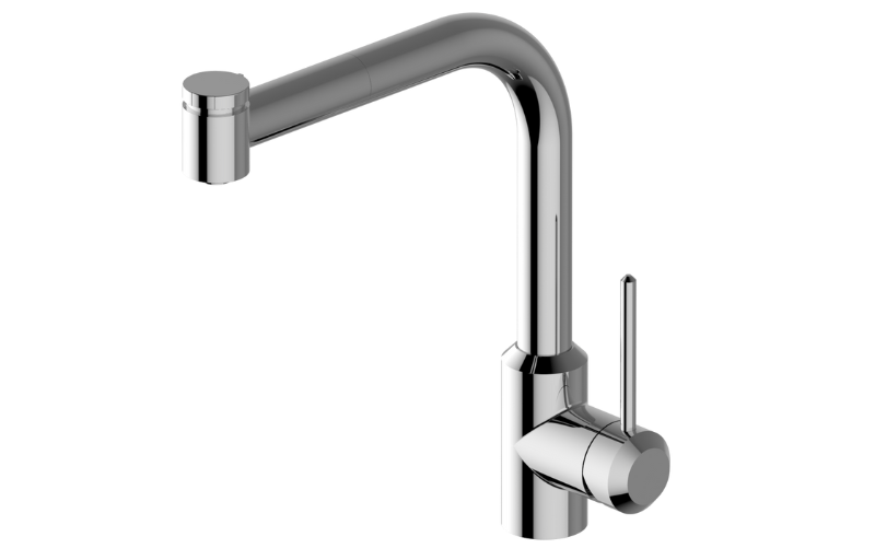 M.E Kitchen Mixer with dual-function spray/stream pulldown sprayhead