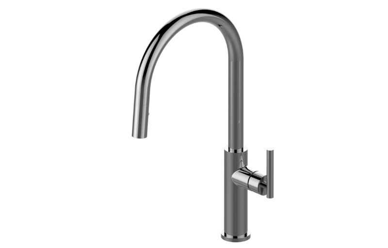 Sospiro - Kitchen Tap with dual-function spray/ stream pull-down sprayer - Easy lock