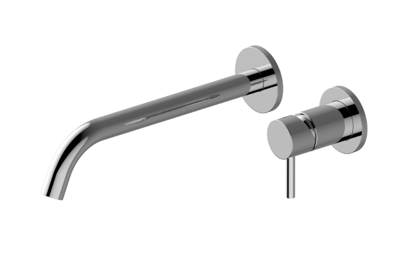 M.E. Wall-mounted basin mixer with 23,2cm spout - Trim only