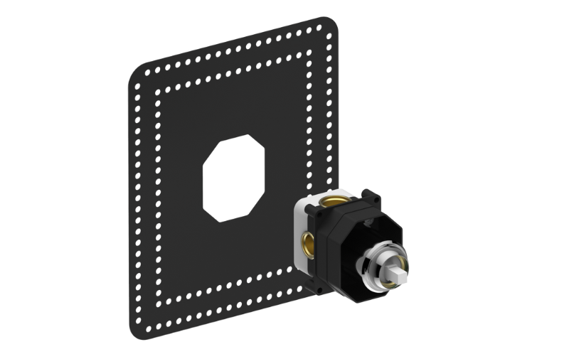 Concealed shower mixer 1/2"- rough