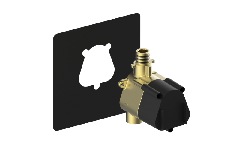 M-series -3/4" concealed thermostatic valve – rough