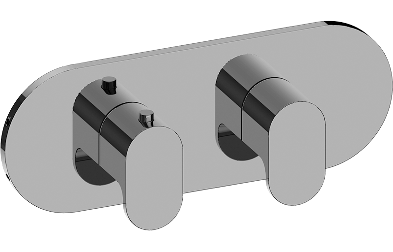 M-Series Valve horizontal Trim with Two Handles - Trim only