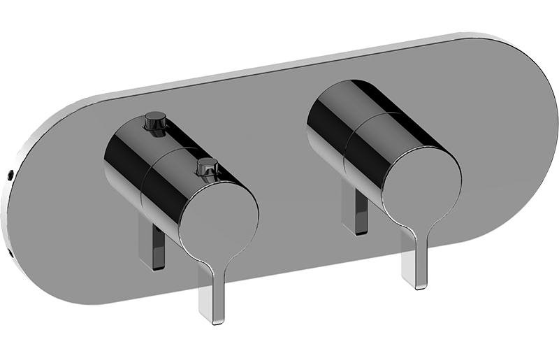 M-Series Valve horizontal Trim with Two Handles - Trim only