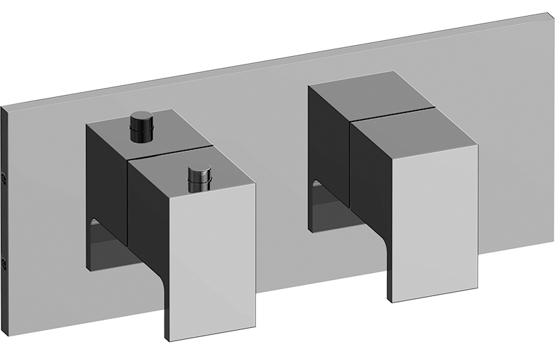 M-Series Valve horizontal Trim with Two Handles - Trim only