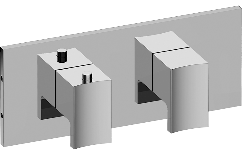 M-Series Valve Trim with Two Handles - Trim only