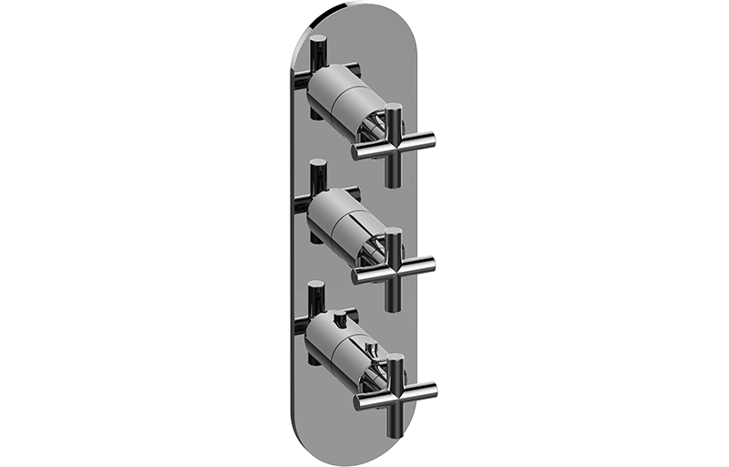 M-Series Valve Trim with Three Handles - Trim only