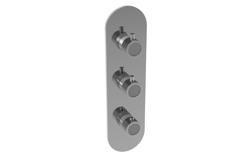 Cameo M-Series valve trim with 3 handles - Trim only