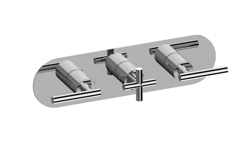 M-Series Valve Trim with Three Handles - Trim only